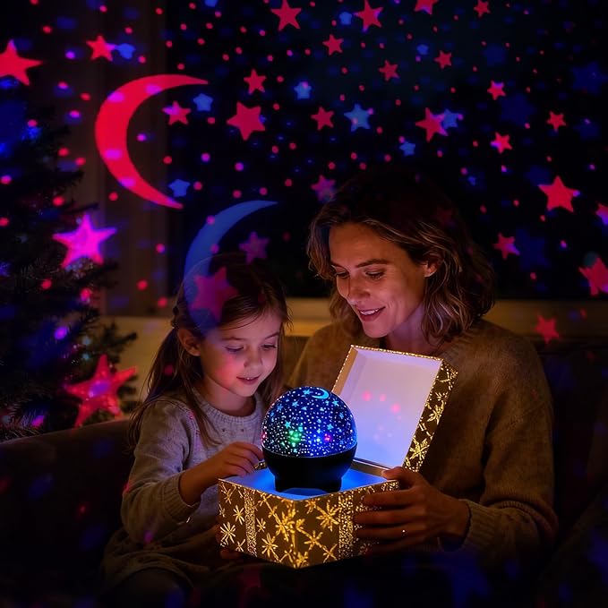 MAXROCK Star & Moon Projector, Galaxy Projector, Bedroom Decoration, Star and - Image 6