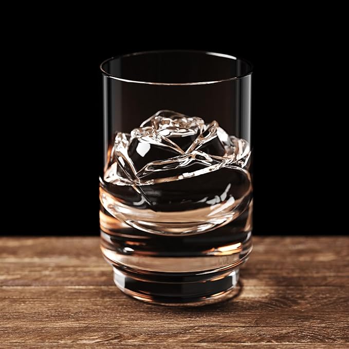 Rose Clear Ice Cube Maker: 2.5 Inch Crystal Clear Ice Cube Tray - Image 5