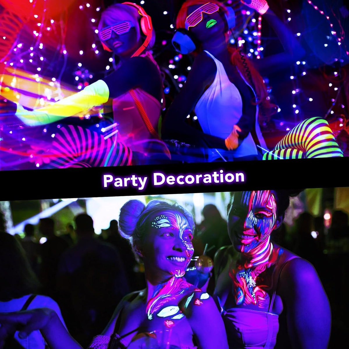 Halloween LED Black Light: 15W Spot Lights Outdoor UV Spotlight for Halloween...