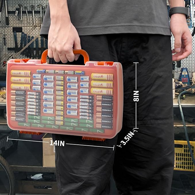 Battery Organizer Storage Holder Box Case - Image 9