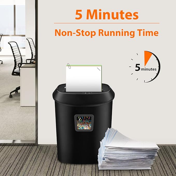 Paper Shredder 14-Sheet Cross-Cut Shredder - Image 8