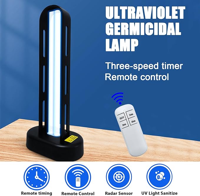 BAIMNOCM UV-C Lamp for Dust Mite 38 Watt 2 Pack, UVC Germicidal Lamp - Image 7