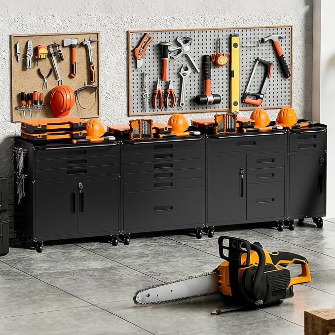 Metal Garage Storage Cabinet - Image 8