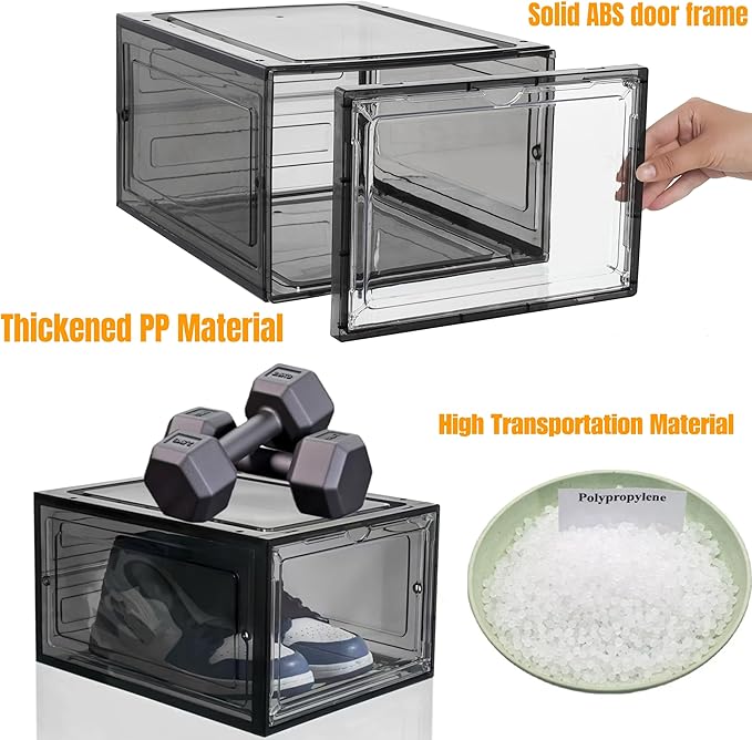 Attelite X-Large Clear Plastic Shoe Boxes - Image 6