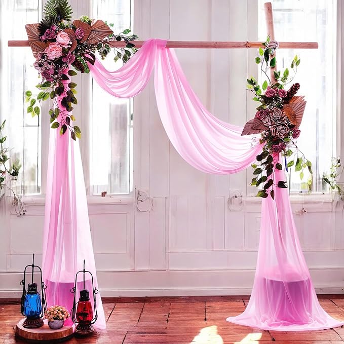 MDS Halloween Chiffon Draping Fabric - 2 Panel, 30" Wide x 30ft Long - S...