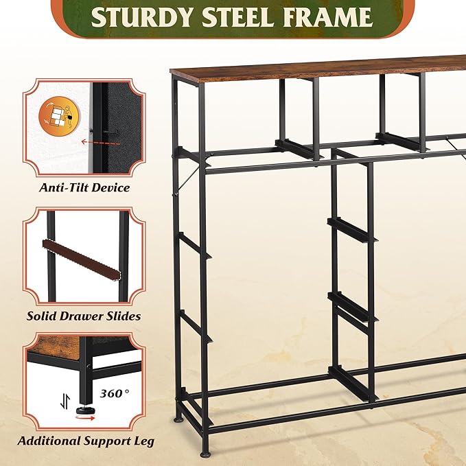 WLIVE 9-Drawer Dresser, Fabric Storage Tower - Image 8