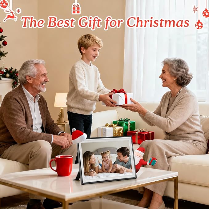Frameo 10.1" Digital Picture Frame, Smart WiFi Digital Photo Frame - Image 9