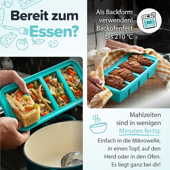 Souper Cubes Silicone Freezer Molds Gift Set - Image 5