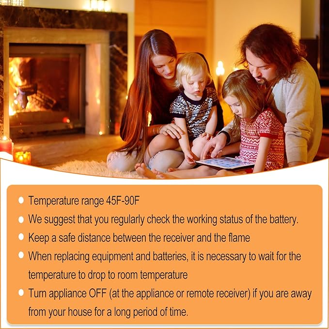 Universal Gas Fireplace Remote Control, Fit skytech 1001-A 1001TX 3001 - Image 9