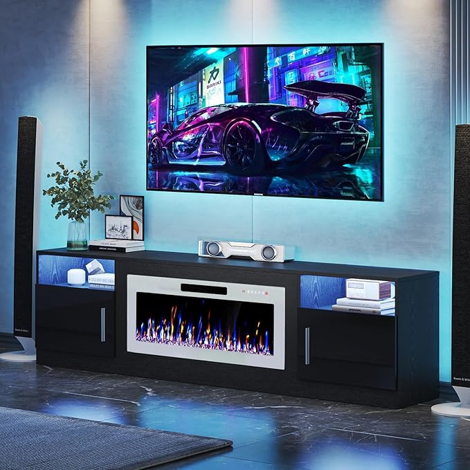 VITESSE TV Stand Fireplace - Image 7