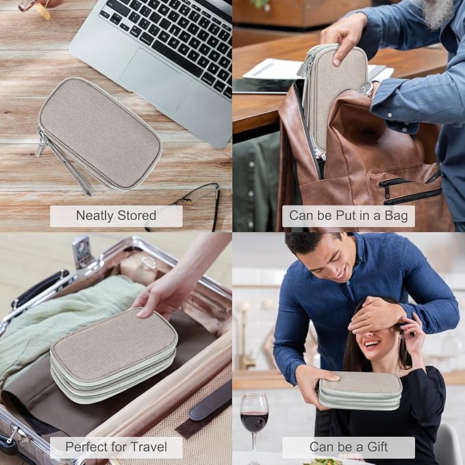 FYY Electronic Organizer, Travel Cable Organizer Bag Pouch Electronic - Image 7