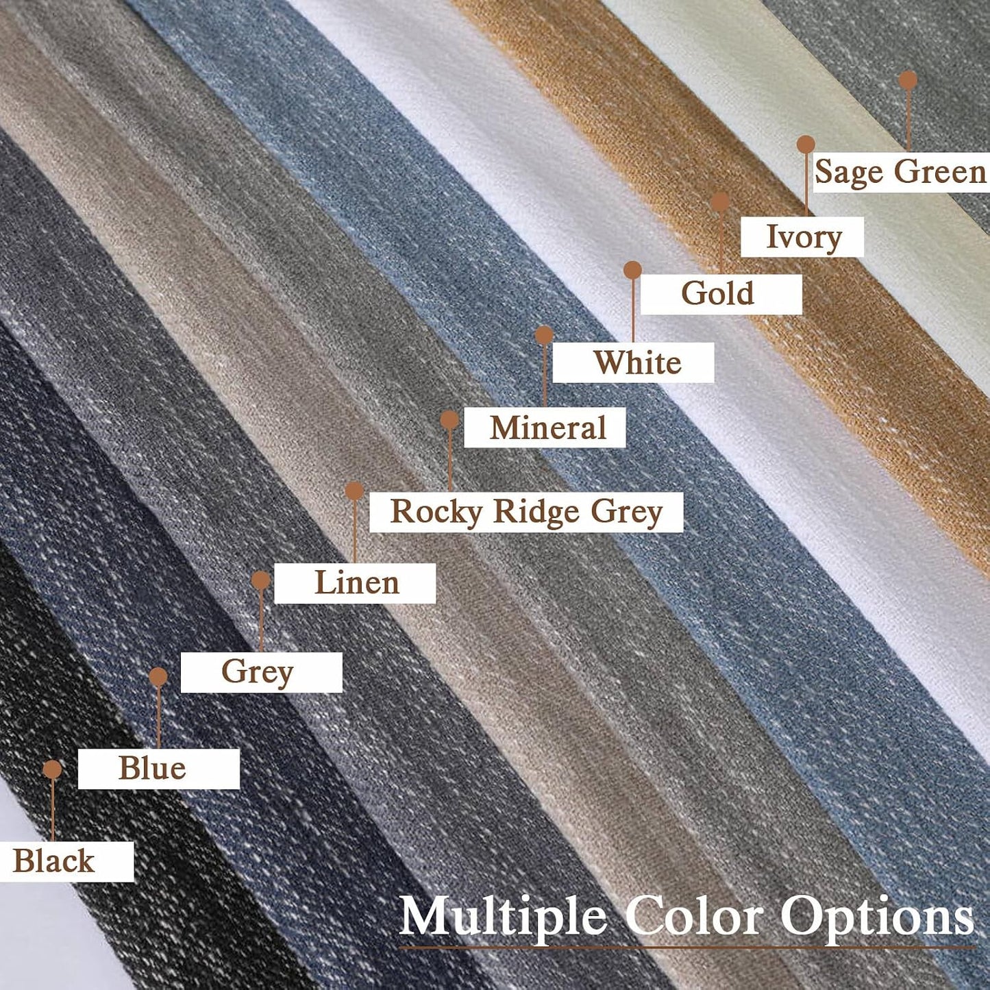 Sage Green Kitchen Curtains 36 Inch Length 2 Panels Set, Light Filtering Faux Linen Textured Short Curtains Tier for Windows, Top Rod Pocket Curtain for Cafe Bathroom Basement Window, 30"Wx36"L