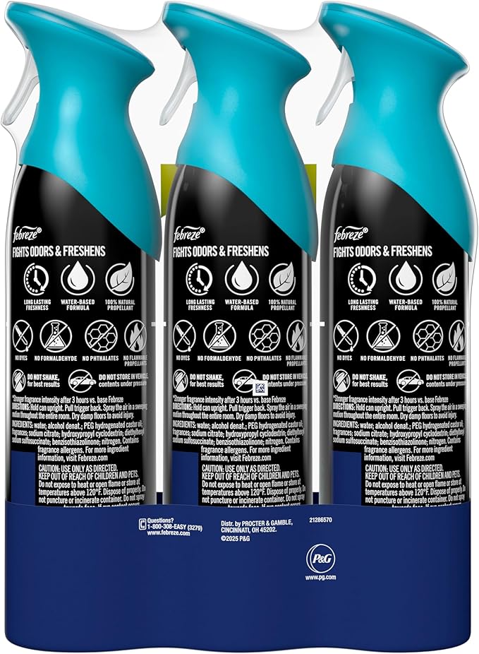 Febreze Air Mist, Air Freshener Spray, Odor Fighting Room Spray, Deodorizer - Image 13
