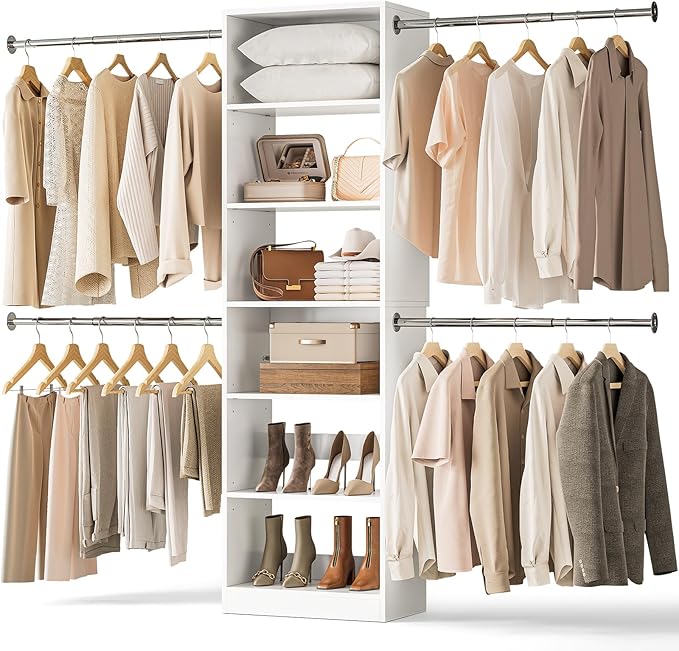 W1 Closet System, 3.5FT-7.7FT Closet Organizer System - Image 8