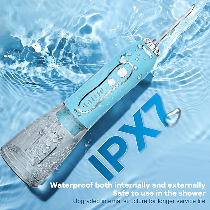 Water Dental Flosser Teeth Cleaner Pick, H2ofloss Cordless Portable Oral - Image 7