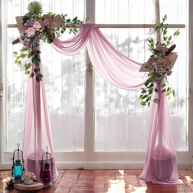 MDS Halloween Chiffon Draping Fabric - 1 Panel, 30" Wide x 40ft Long - S...