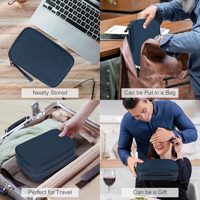 FYY Electronic Organizer, Large Travel Cable Organizer Bag Pouch Electronic - Image 7