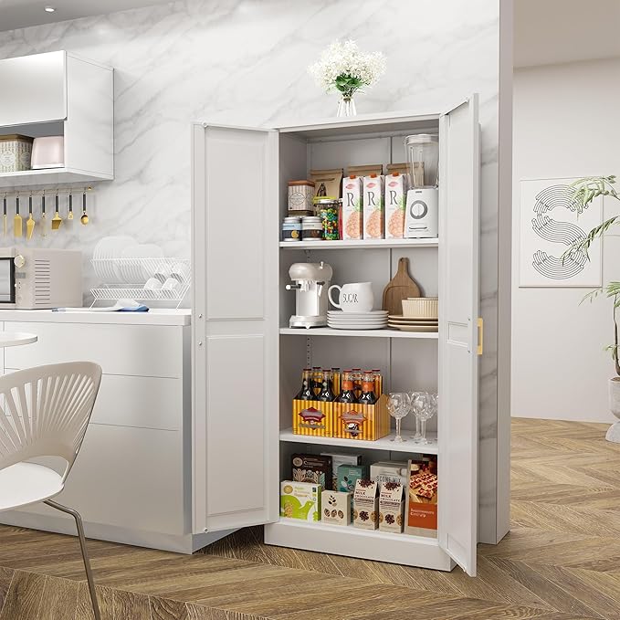 60" Tall Kitchen Pantry Storage Cabinet - Image 8