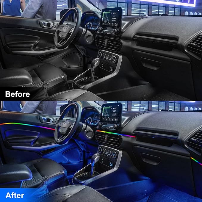 Acrylic Interior Car LED Strip Light RGB Dreamcolor 10 in1 - Image 6
