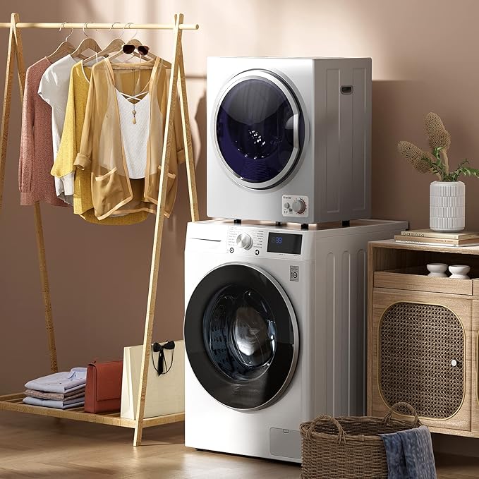 COSTWAY Compact Laundry Dryer, 110V Electric Portable Clothes Dryer - Image 9