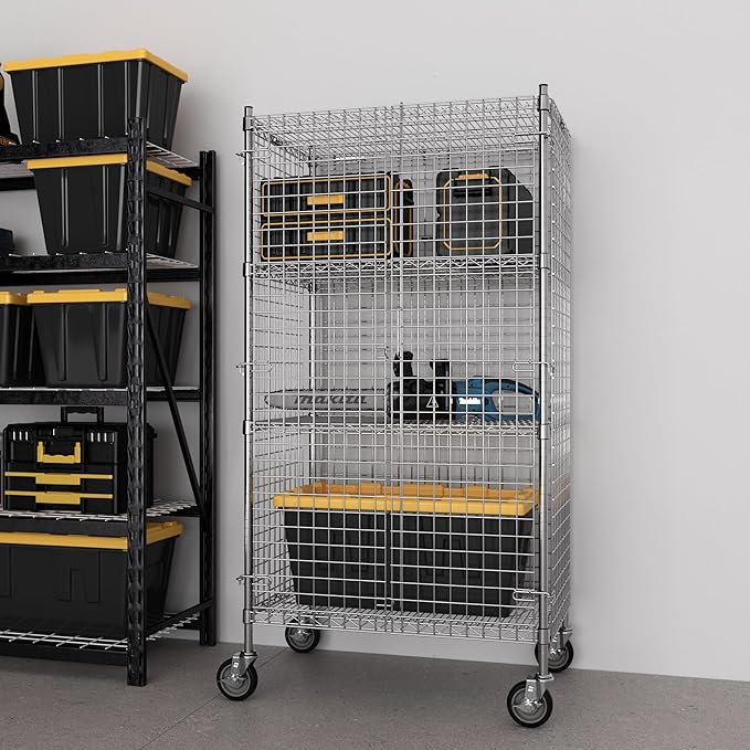 24" W x 36" L x 69" H Heavy Duty Utility Commercial Grade Metal Storage NSF - Image 9