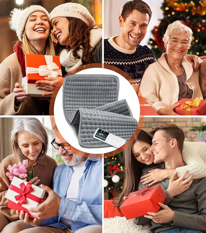 17''×33'' Heating Pad for Back Pain, Electric Heating Pad - Image 7