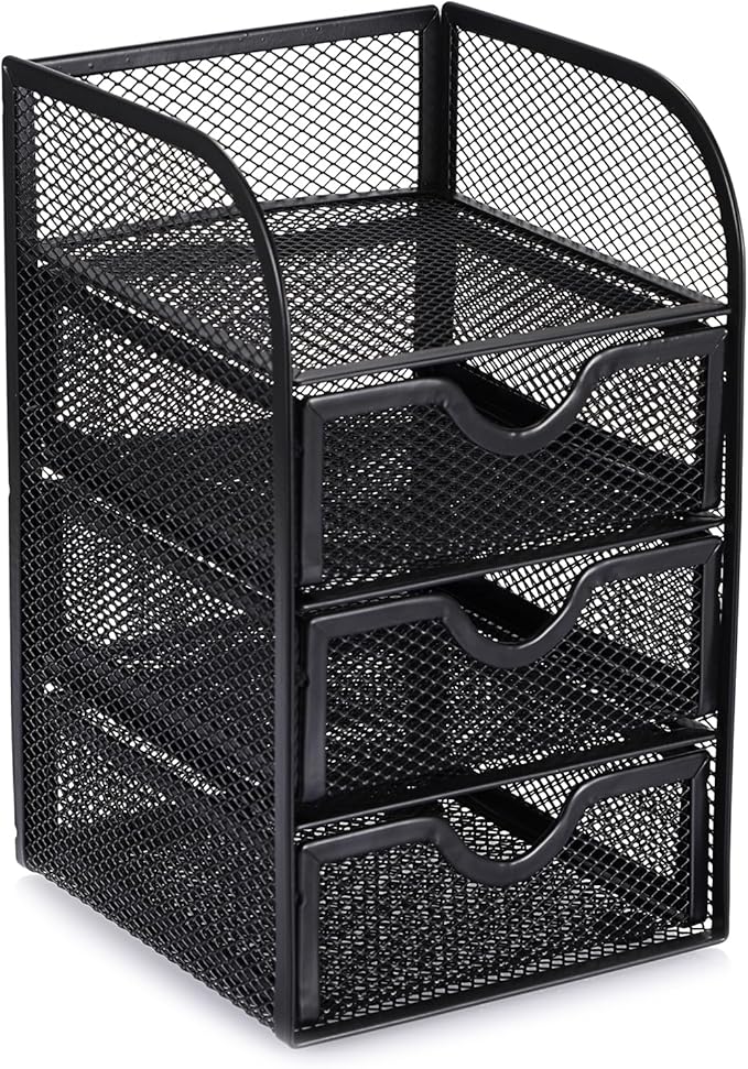 BTSKY Metal Mesh Battery Storage Organizer - Image 9