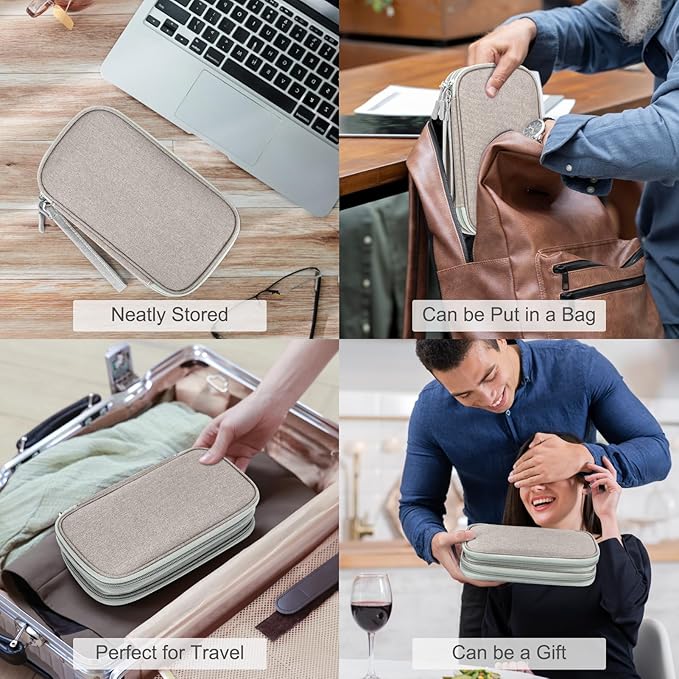 FYY Electronic Organizer, Travel Cable Organizer Bag Pouch Electronic - Image 7