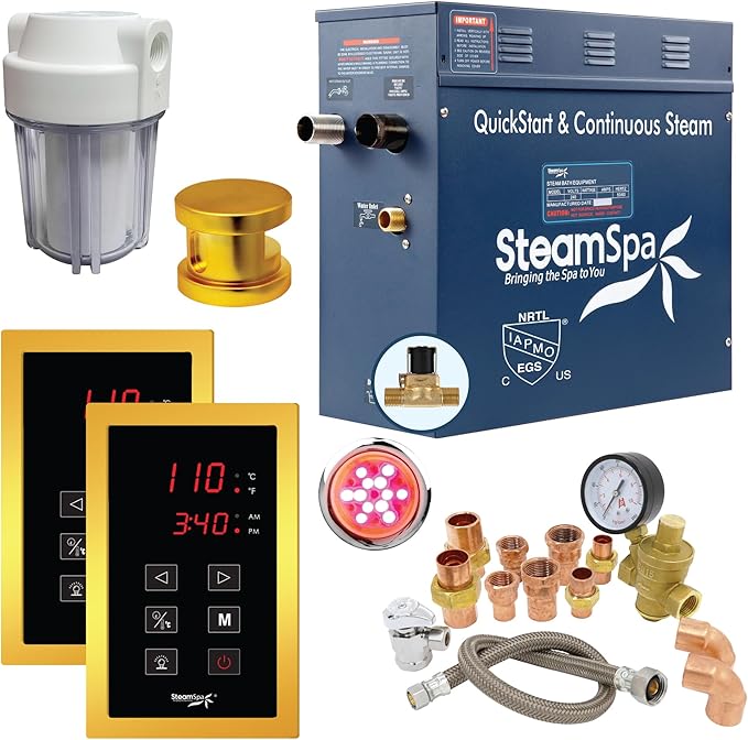 SteamSpa Executive 9 KW QuickStart ACU-Steam Bath Generator Package - Image 6