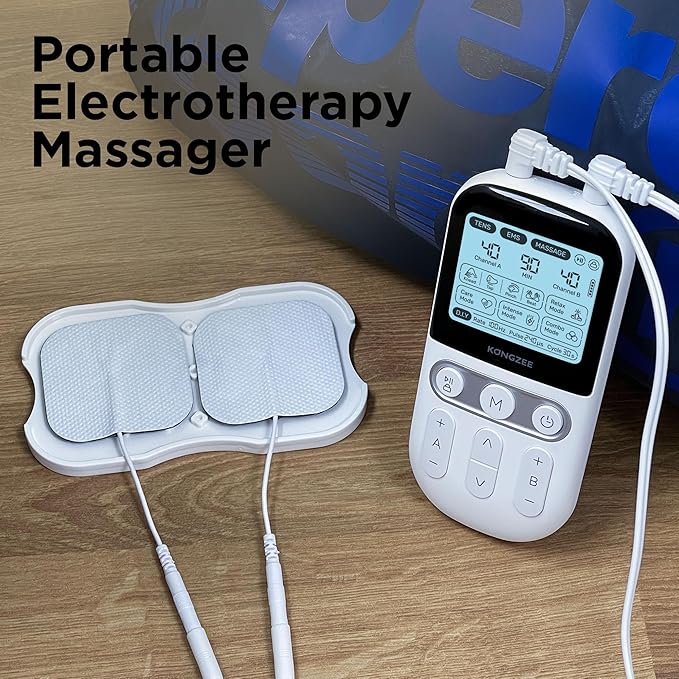 4 in 1 - D.I.Y & Tens Unit & EMS & Massage Muscle Stimulator, Dual Channel TENS - Image 7