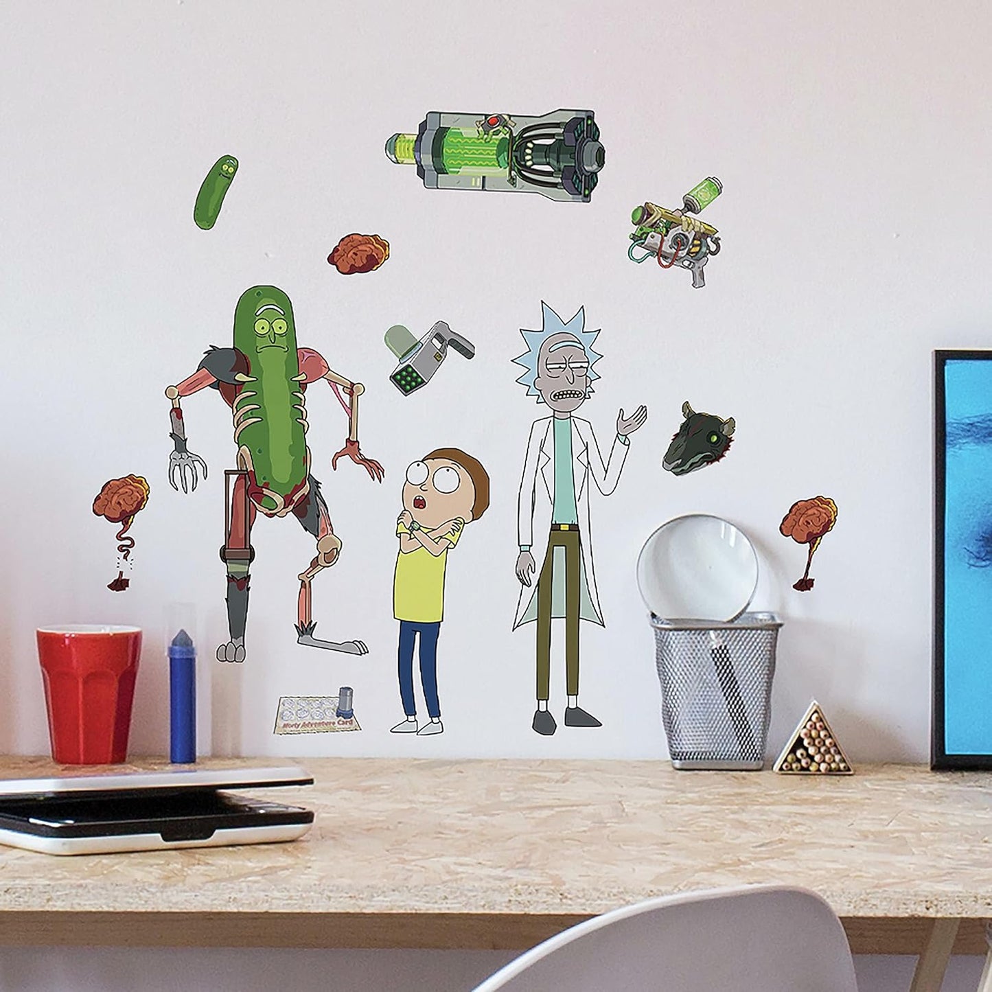 RoomMates RMK4704SCS Rick and Morty Peel and Stick Wall Decals