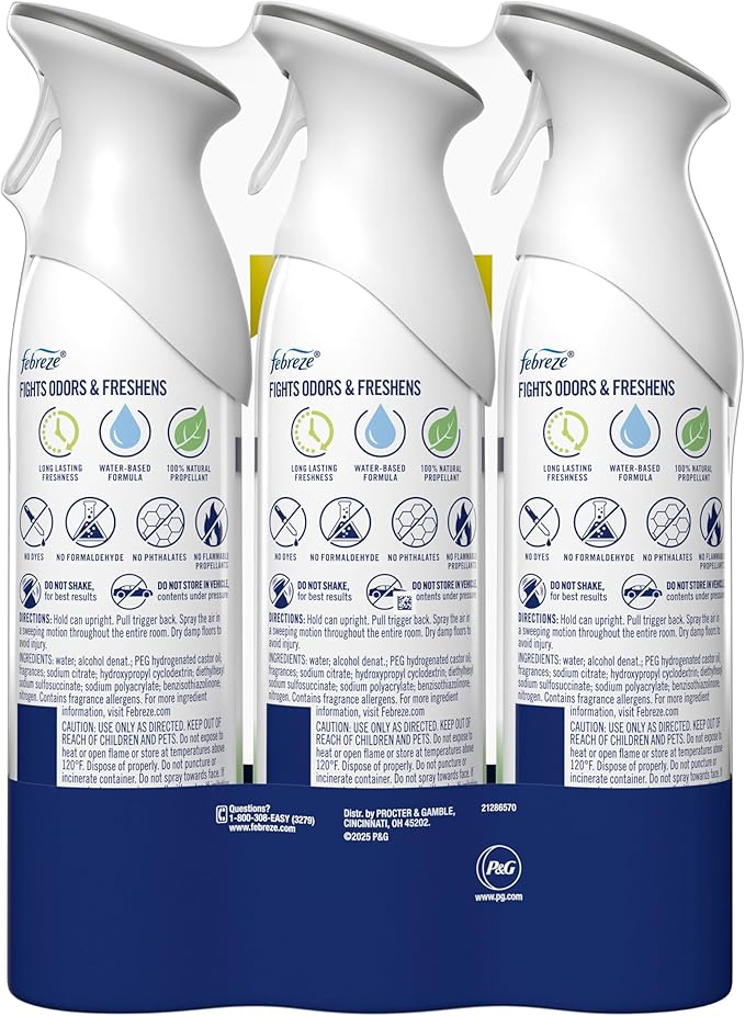 Febreze Air Mist, Air Freshener Spray, Odor Fighting Room Spray, Deodorizer - Image 13