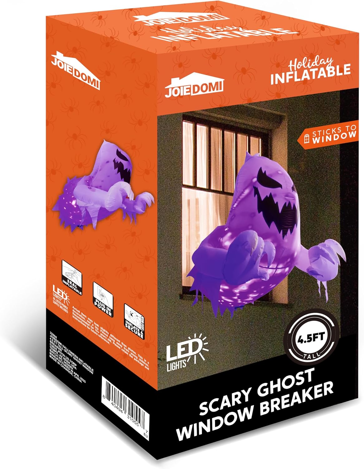 Joiedomi 4.5 FT Halloween Inflatable Scary Ghost Outdoor Decoration, Inflatab...