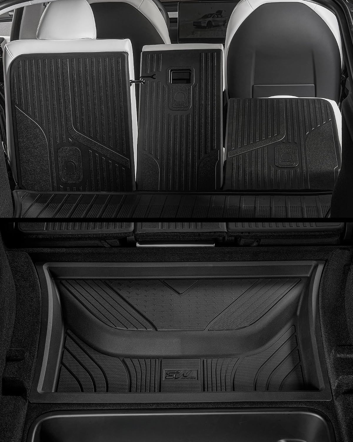 3W Tesla Model Y Juniper 5 Seat 2025-2027 10PCS Floor Mats Not for Standard