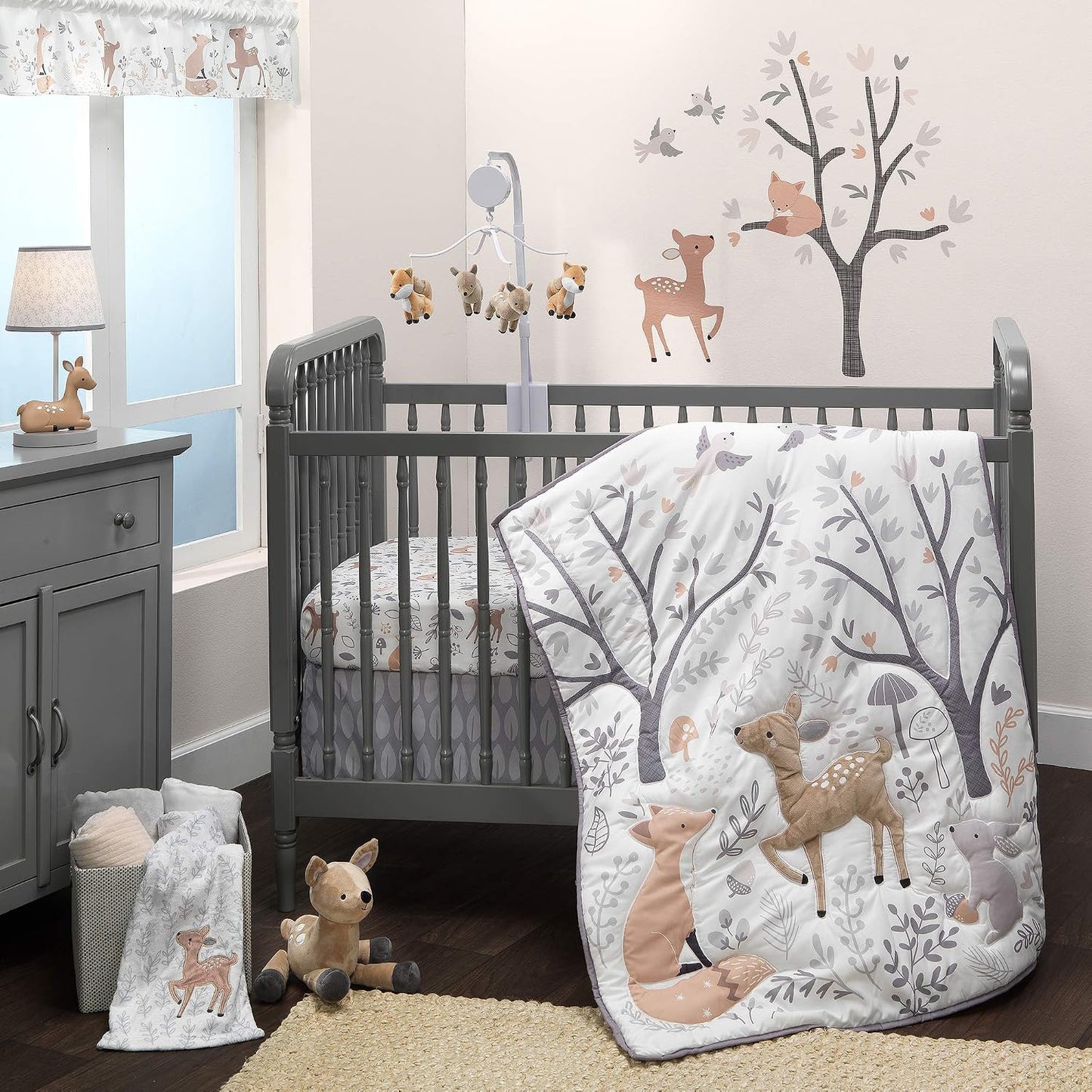 Bedtime Originals Deer Park Window Valance, Multicolor (285029)
