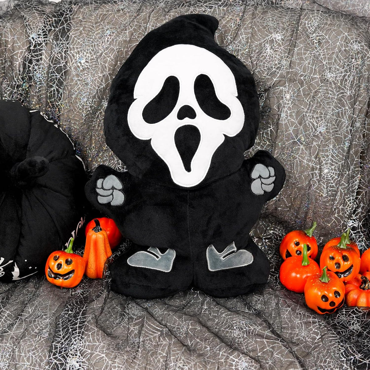 GAGEC Halloween Ghost Pillow Funny Spooky Ghost Throw Pillows 15.8 Inch Hallo...