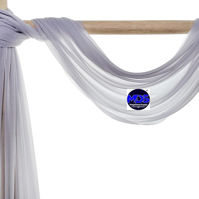 MDS Halloween Chiffon Draping Fabric - 1 Panel, 30" Wide x 50ft Long - S...