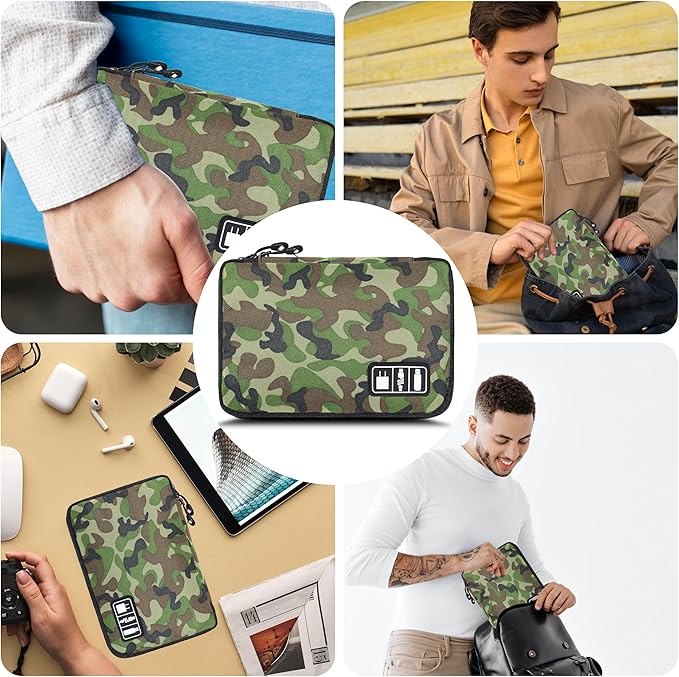 Electronics Organizer, Travel Cord Organizer Pouch, Portable Cable Organizer - Image 6