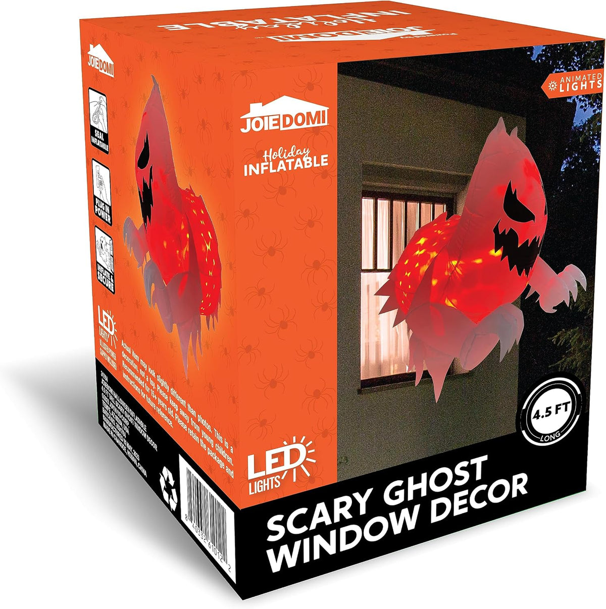 Joiedomi 4.5 FT Tall Halloween Inflatable Ghost Outdoor Decoration, Ghost Blo...