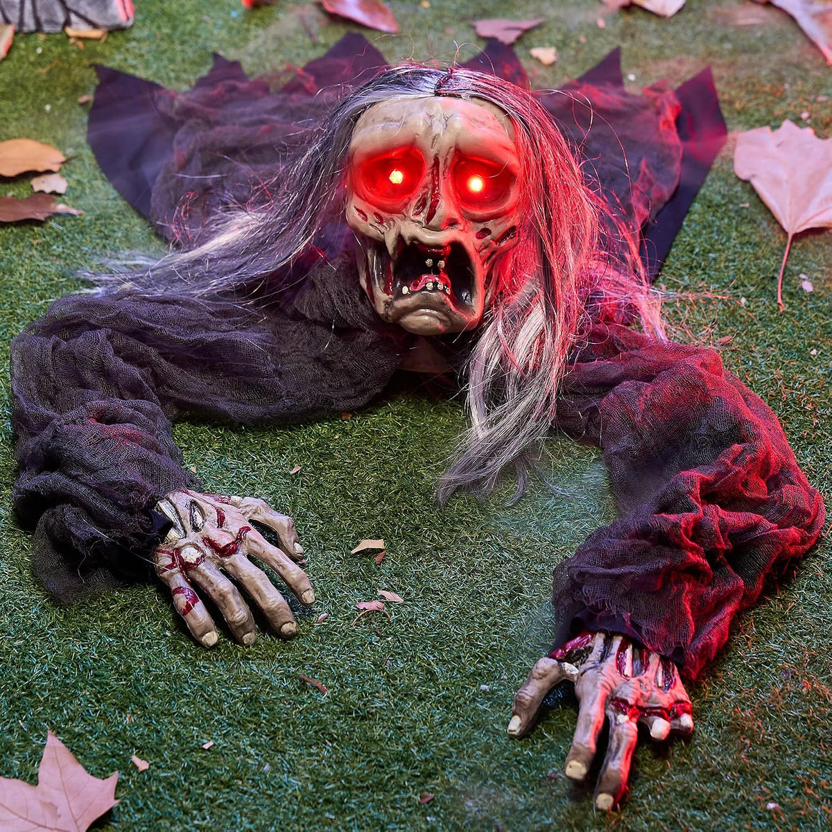 JOYIN Halloween Zombie Decoration Outdoor, Groundbreaker Halloween Outside De...