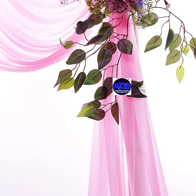 MDS Halloween Chiffon Draping Fabric - 2 Panel, 30" Wide x 40ft Long - S...