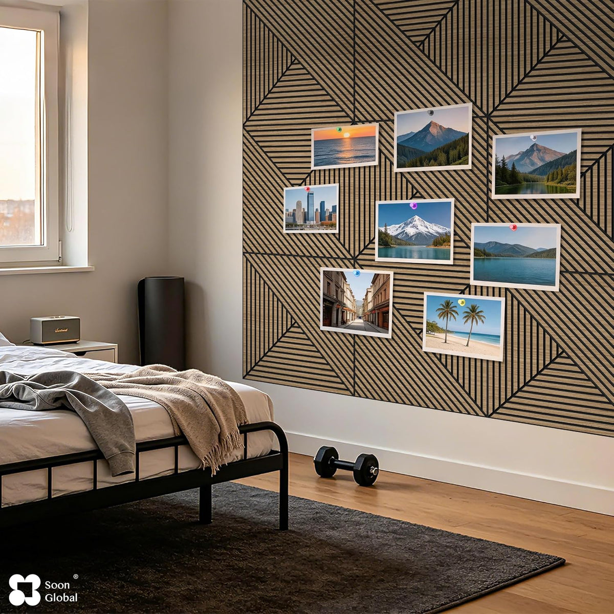 Soon Global Acoustic Wall Panels, Wood Panels for Wall, Arcadian Vortex