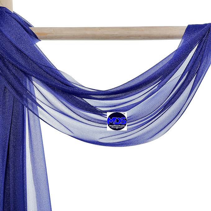MDS Halloween Chiffon Draping Fabric - 2 Panel, 30" Wide x 100ft Long - ...