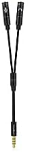 ChargeWorx 3.5mm Mic and Headphone Jack Splitter, Y-Splitter Adapter - Image 9