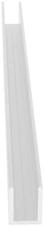 Brixwell SDCD38BS-CCP18-XCP50 Brushed Stainless 3/8" Fixed Panel Shower Door - Image 4