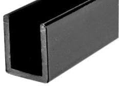 Brixwell SDCD38GM-CCP18-XCP10 Gun Metal 3/8" Fixed Panel Shower Door Deep - Image 5