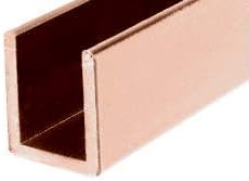 Brixwell SDCD38PC0-CCP18 Polished Copper 3/8" Fixed Panel Shower Door Deep - Image 5