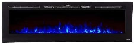 Touchstone Smart Electric Fireplace-The Sideline 84" Wide-in Wall Recessed - Image 3