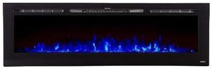 Touchstone Smart Electric Fireplace-The Sideline 84" Wide-in Wall Recessed - Image 3