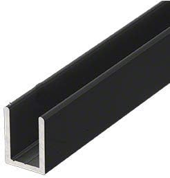 Brixwell SDCD38MBL-CCP72-XCP10 Matte Black 3/8" Fixed Panel Shower Door Deep - Image 6